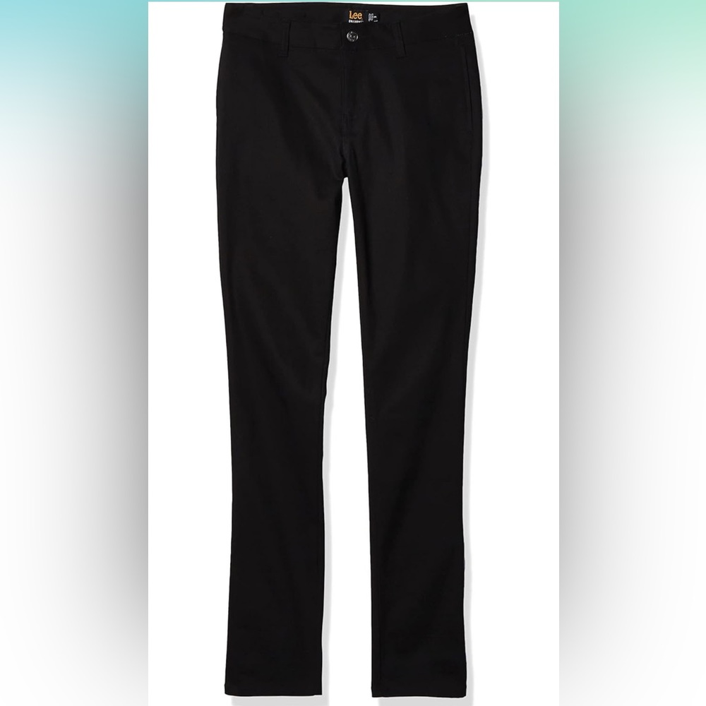 Lee Uniforms Juniors Original Skinny Leg Pant - Black